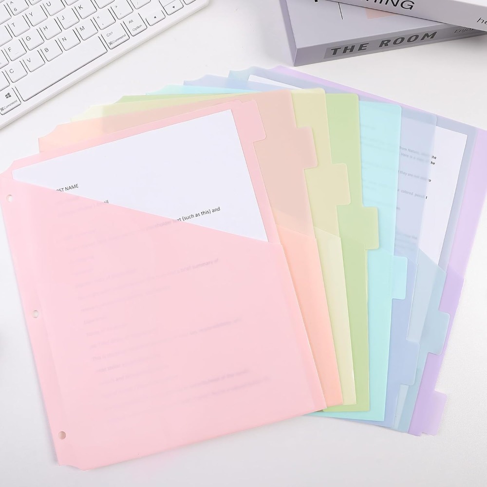 8 pièces de séparateurs de cla - Tab Divider A4 avis et prix