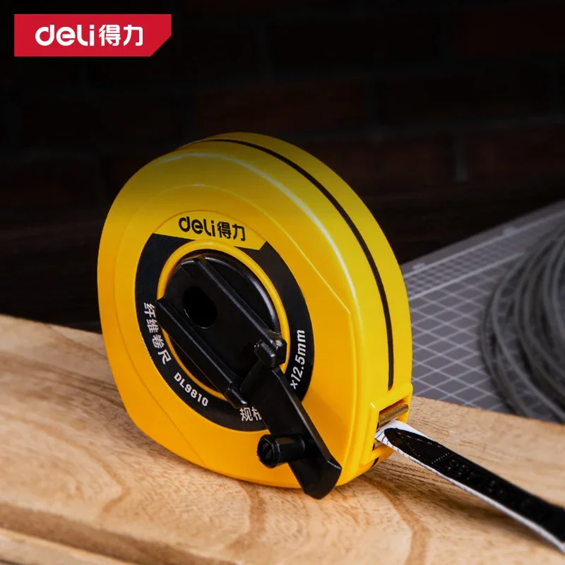 Deli 10/20/30/50m ABS Fiber cu - Tape Dispenser Weighted avis et prix